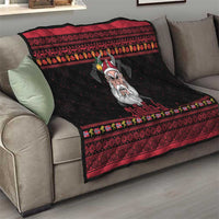 Norway Christmas Quilt Valhalla La La Viking Santa - Wonder Print Shop