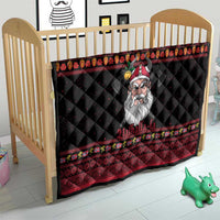 Norway Christmas Quilt Valhalla La La Viking Santa - Wonder Print Shop