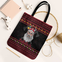 Norway Christmas Tote Bag Valhalla La La Viking Santa - Wonder Print Shop