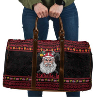 Norway Christmas Travel Bag Valhalla La La Viking Santa - Wonder Print Shop