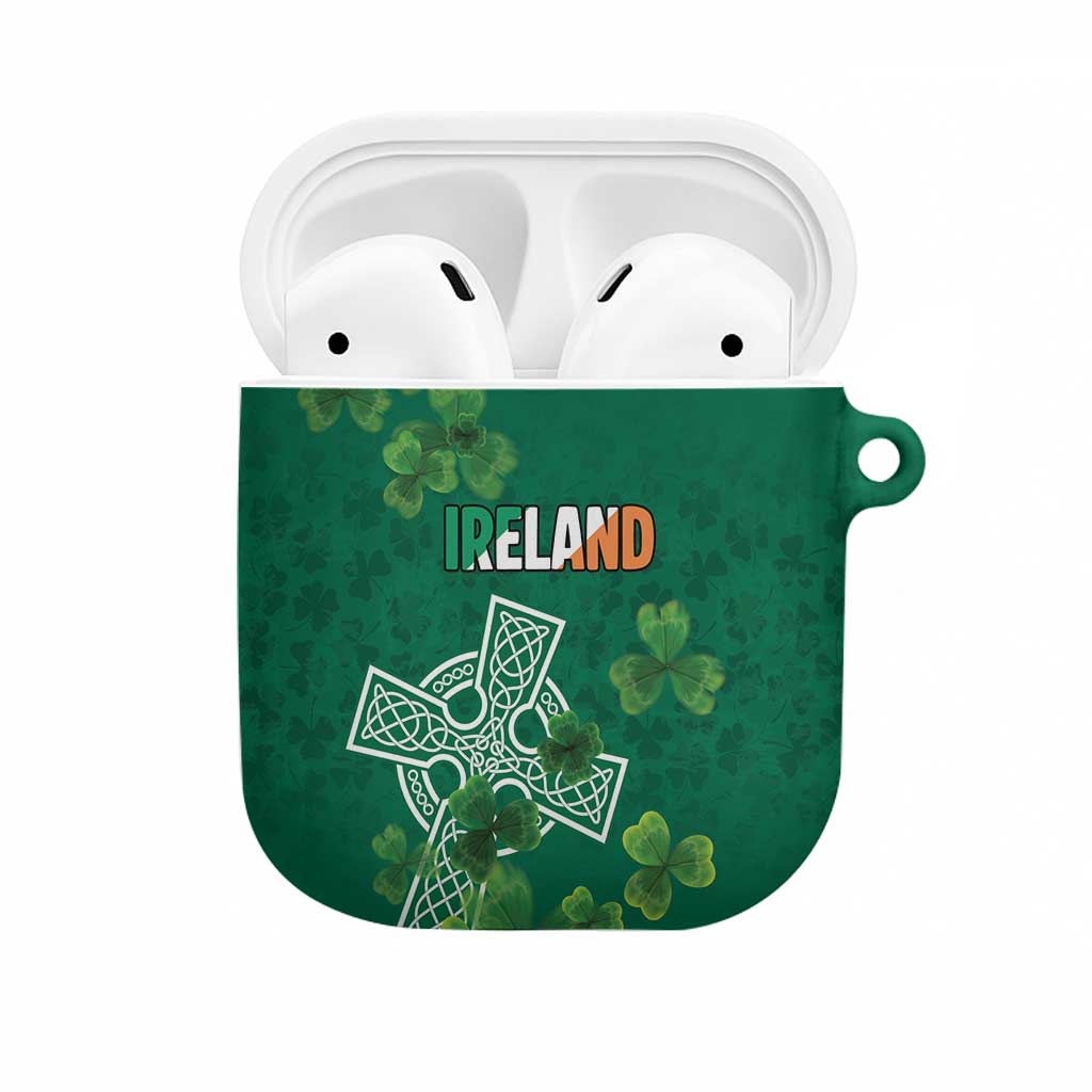 Ireland Cross Celtic AirPods Case Irish Pride Shamrock - Wonder Print Shop