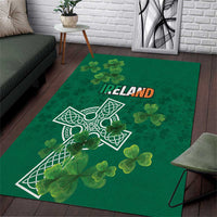Ireland Cross Celtic Area Rug Irish Pride Shamrock - Wonder Print Shop