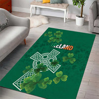 Ireland Cross Celtic Area Rug Irish Pride Shamrock - Wonder Print Shop
