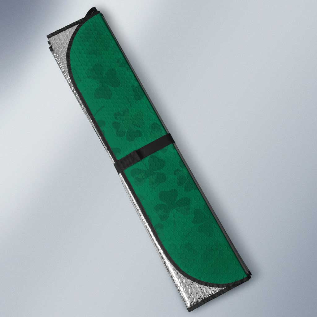 Ireland Cross Celtic Auto Sun Shade Irish Pride Shamrock - Wonder Print Shop