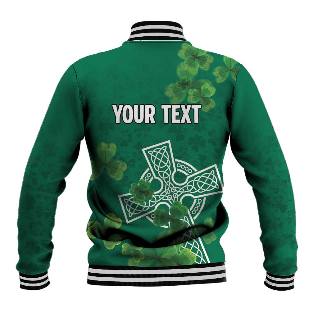 Ireland Cross Celtic Personalized Baseball Jacket Irish Pride Shamrock - Wonder Print Shop