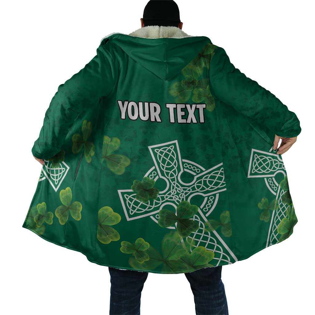 Ireland Cross Celtic Personalized Cloak Irish Pride Shamrock - Wonder Print Shop