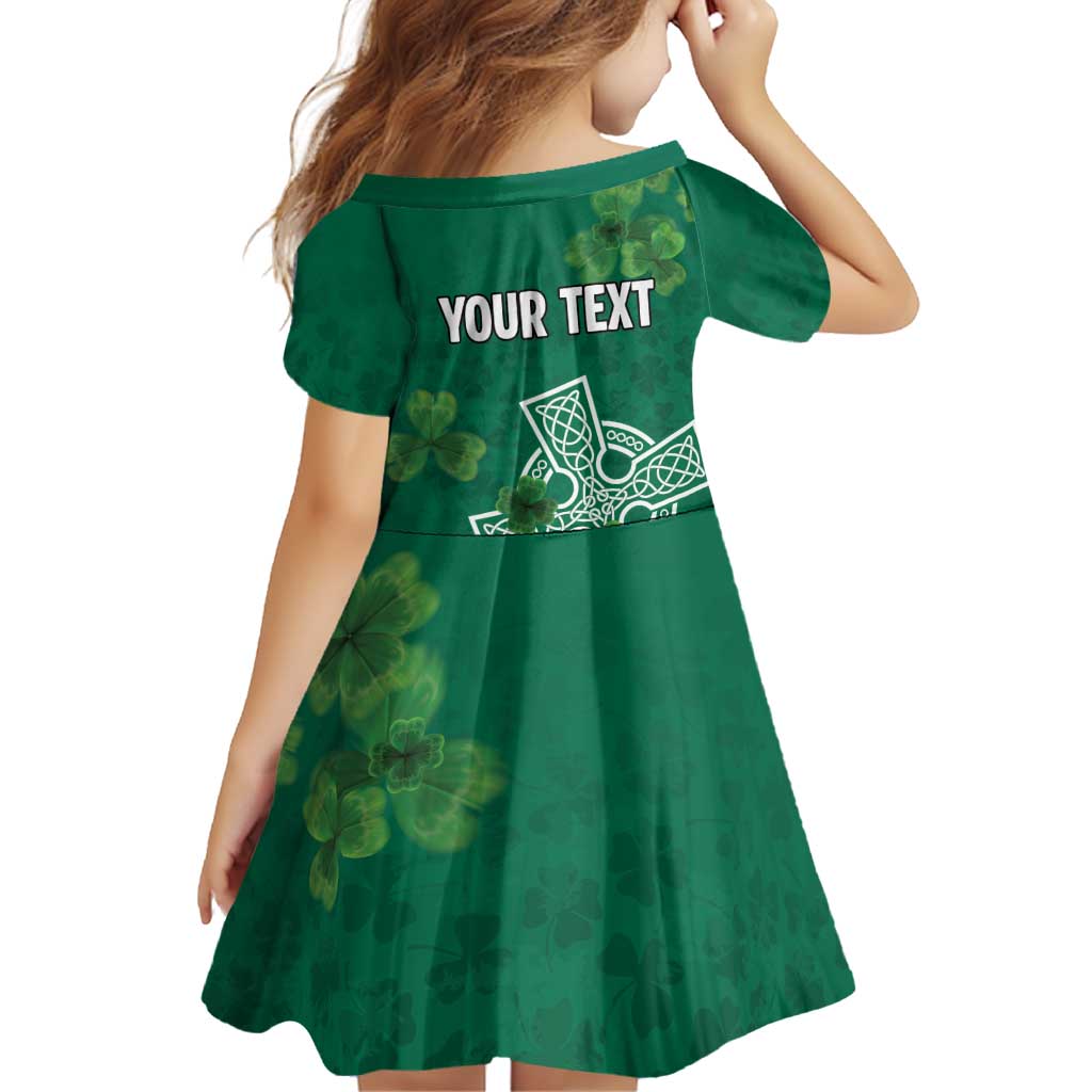 Ireland Cross Celtic Personalized Family Matching Off Shoulder Short Dress and Hawaiian Shirt Irish Pride Shamrock - Wonder Print Shop