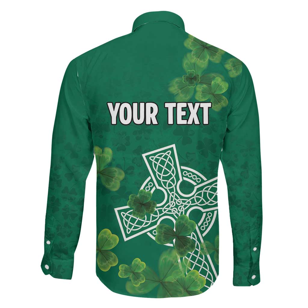 Ireland Cross Celtic Personalized Family Matching Off Shoulder Short Dress and Hawaiian Shirt Irish Pride Shamrock - Wonder Print Shop