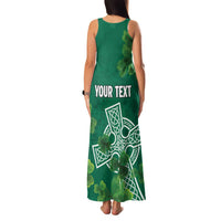 Ireland Cross Celtic Personalized Family Matching Tank Maxi Dress and Hawaiian Shirt Irish Pride Shamrock - Wonder Print Shop