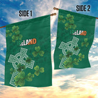 Ireland Cross Celtic Garden Flag Irish Pride Shamrock - Wonder Print Shop
