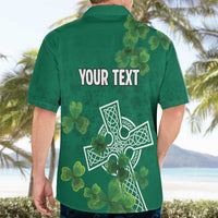 Ireland Cross Celtic Personalized Hawaiian Shirt Irish Pride Shamrock - Wonder Print Shop