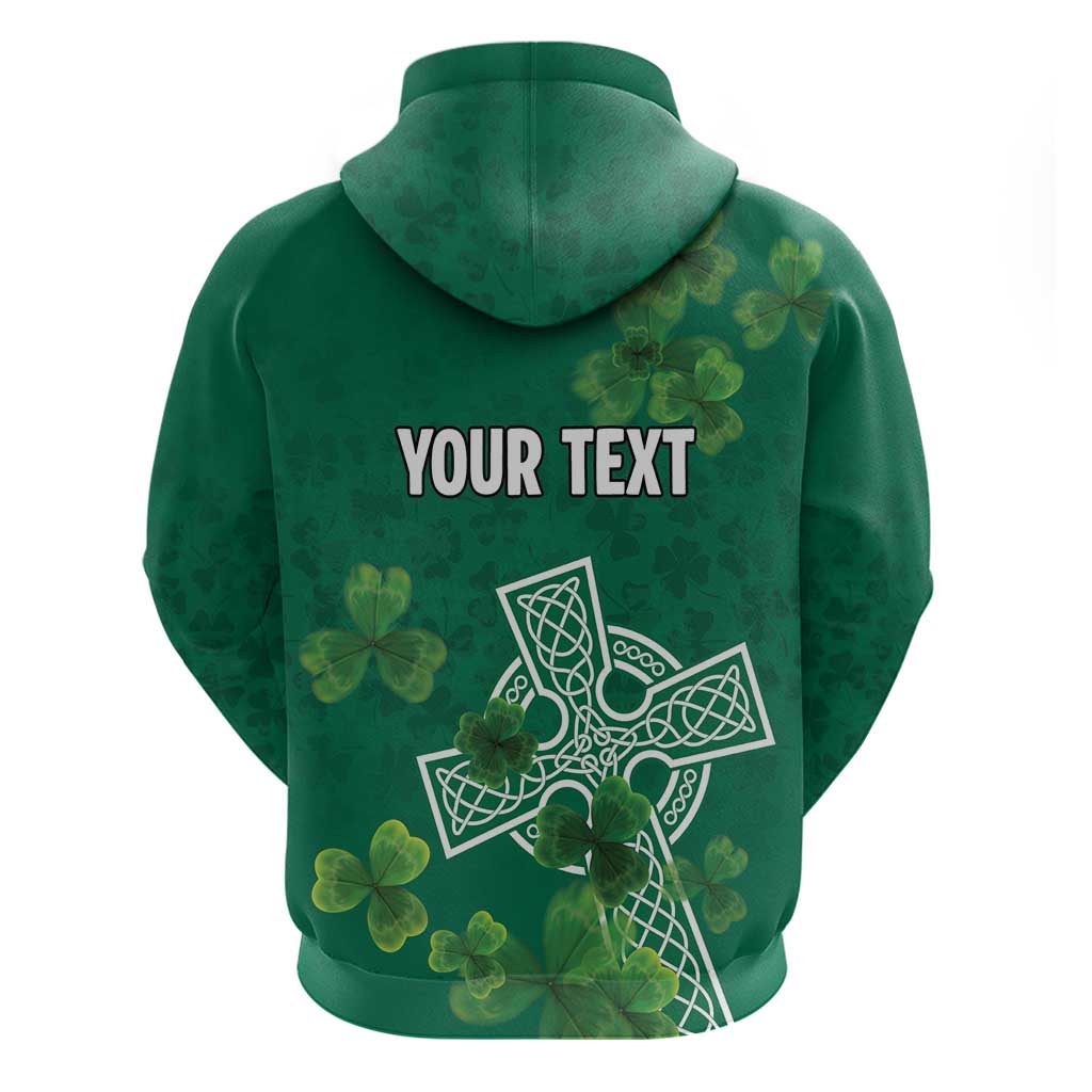 Ireland Cross Celtic Personalized Hoodie Irish Pride Shamrock - Wonder Print Shop