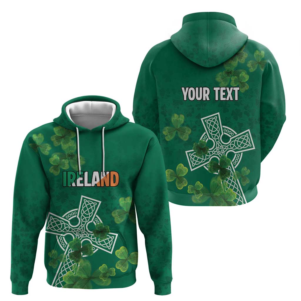 Ireland Cross Celtic Personalized Hoodie Irish Pride Shamrock - Wonder Print Shop