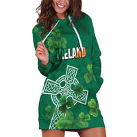 Ireland Cross Celtic Personalized Hoodie Dress Irish Pride Shamrock - Wonder Print Shop