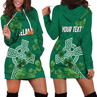 Ireland Cross Celtic Personalized Hoodie Dress Irish Pride Shamrock - Wonder Print Shop