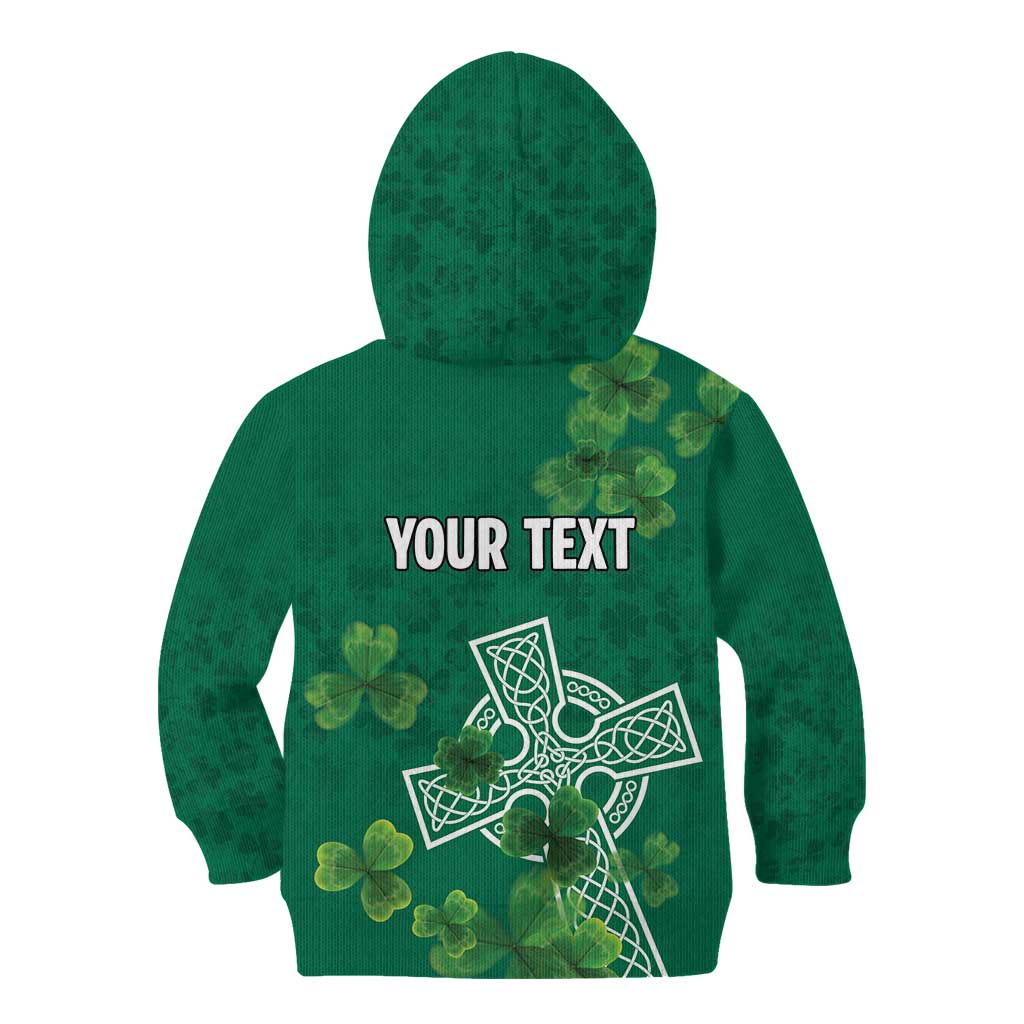 Ireland Cross Celtic Personalized Kid Hoodie Irish Pride Shamrock - Wonder Print Shop