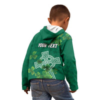 Ireland Cross Celtic Personalized Kid Hoodie Irish Pride Shamrock - Wonder Print Shop