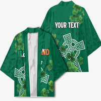 Ireland Cross Celtic Personalized Kimono Irish Pride Shamrock - Wonder Print Shop