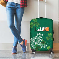 Ireland Cross Celtic Luggage Cover Irish Pride Shamrock - Wonder Print Shop