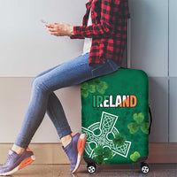 Ireland Cross Celtic Luggage Cover Irish Pride Shamrock - Wonder Print Shop