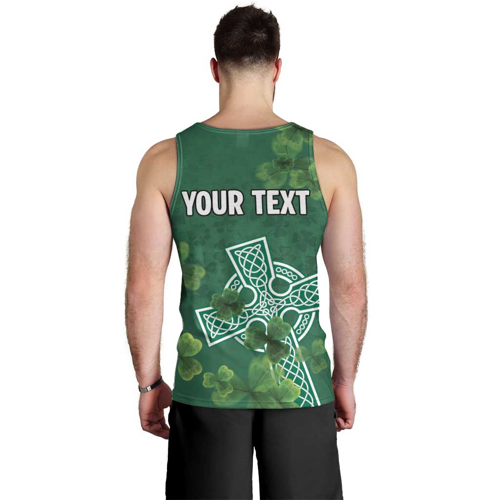 Ireland Cross Celtic Personalized Men Tank Top Irish Pride Shamrock - Wonder Print Shop