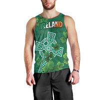 Ireland Cross Celtic Personalized Men Tank Top Irish Pride Shamrock - Wonder Print Shop