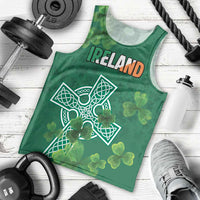 Ireland Cross Celtic Personalized Men Tank Top Irish Pride Shamrock - Wonder Print Shop