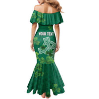 Ireland Cross Celtic Personalized Mermaid Dress Irish Pride Shamrock - Wonder Print Shop