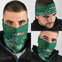 Ireland Cross Celtic Neck Gaiter Irish Pride Shamrock - Wonder Print Shop