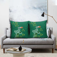 Ireland Cross Celtic Pillow Cover Irish Pride Shamrock - Wonder Print Shop