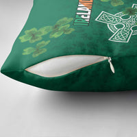Ireland Cross Celtic Pillow Cover Irish Pride Shamrock - Wonder Print Shop