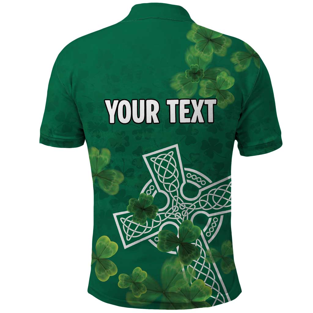 Ireland Cross Celtic Personalized Polo Shirt Irish Pride Shamrock - Wonder Print Shop
