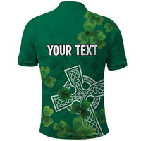 Ireland Cross Celtic Personalized Polo Shirt Irish Pride Shamrock - Wonder Print Shop