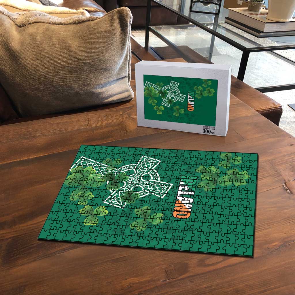 Ireland Cross Celtic Puzzle Irish Pride Shamrock - Wonder Print Shop