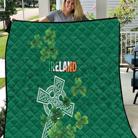 Ireland Cross Celtic Quilt Irish Pride Shamrock - Wonder Print Shop