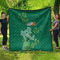 Ireland Cross Celtic Quilt Irish Pride Shamrock - Wonder Print Shop