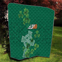 Ireland Cross Celtic Quilt Irish Pride Shamrock - Wonder Print Shop