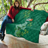 Ireland Cross Celtic Quilt Irish Pride Shamrock - Wonder Print Shop