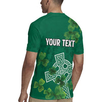 Ireland Cross Celtic Personalized Rugby Jersey Irish Pride Shamrock - Wonder Print Shop