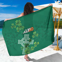 Ireland Cross Celtic Sarong Irish Pride Shamrock - Wonder Print Shop