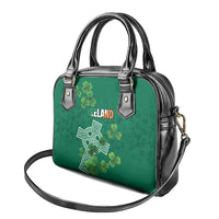 Ireland Cross Celtic Shoulder Handbag Irish Pride Shamrock - Wonder Print Shop