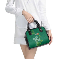 Ireland Cross Celtic Shoulder Handbag Irish Pride Shamrock - Wonder Print Shop