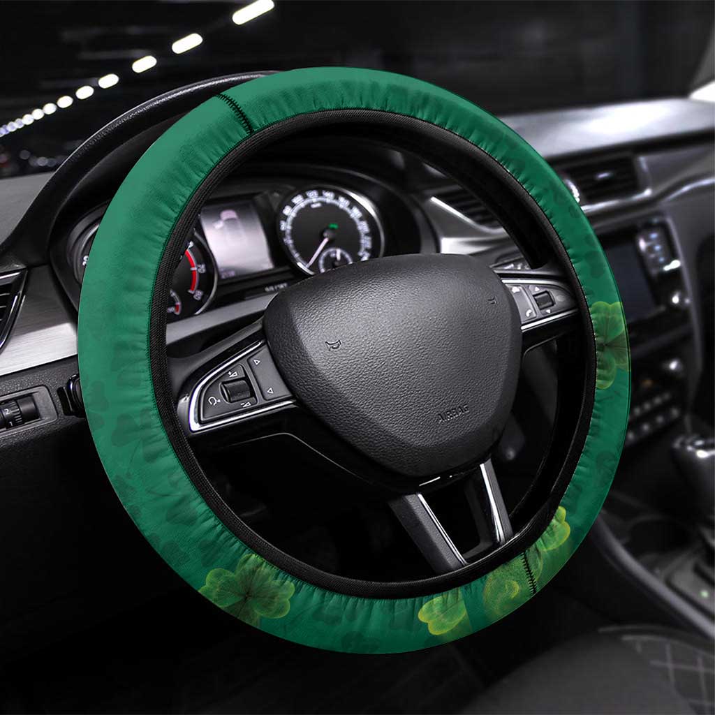 Ireland Cross Celtic Steering Wheel Cover Irish Pride Shamrock - Wonder Print Shop
