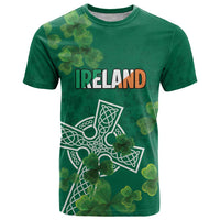 Ireland Cross Celtic Personalized T Shirt Irish Pride Shamrock - Wonder Print Shop