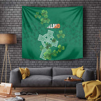 Ireland Cross Celtic Tapestry Irish Pride Shamrock - Wonder Print Shop