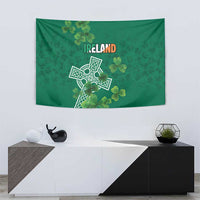 Ireland Cross Celtic Tapestry Irish Pride Shamrock - Wonder Print Shop
