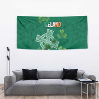 Ireland Cross Celtic Tapestry Irish Pride Shamrock - Wonder Print Shop