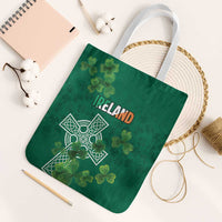 Ireland Cross Celtic Tote Bag Irish Pride Shamrock - Wonder Print Shop