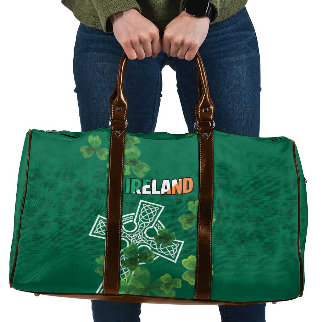 Ireland Cross Celtic Travel Bag Irish Pride Shamrock - Wonder Print Shop