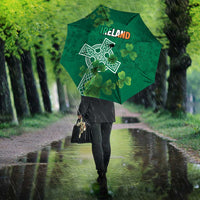 Ireland Cross Celtic Umbrella Irish Pride Shamrock - Wonder Print Shop